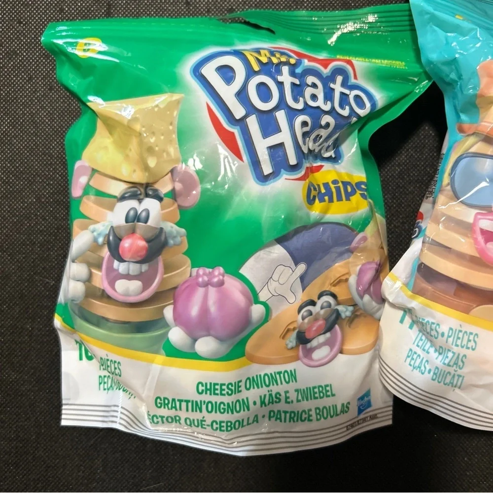 Mr Potato Head Chips, 2 Packs Cheesie Onion, Ranch